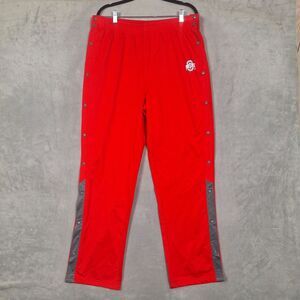 Ohio State Buckeyes warm up pants mens XL tearaway‎ snap up OSU
